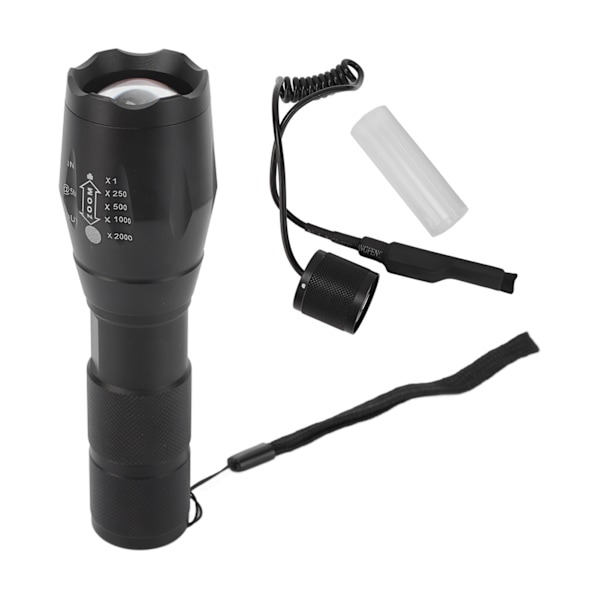 850nm IR-Ficklampa Infraröd Ficklampa Zoombar Mörkerkamera
