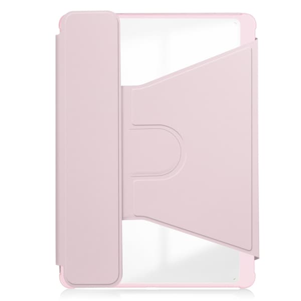 Samsung Galaxy Tab A9+ / A11+ 360° pyörivä suojakotelo näppäimistöllä Rosa