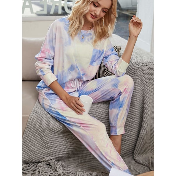Dam Pyjamas Set Kvinnor Siden Satin Pyjamas Set Pyjamas Set Lång