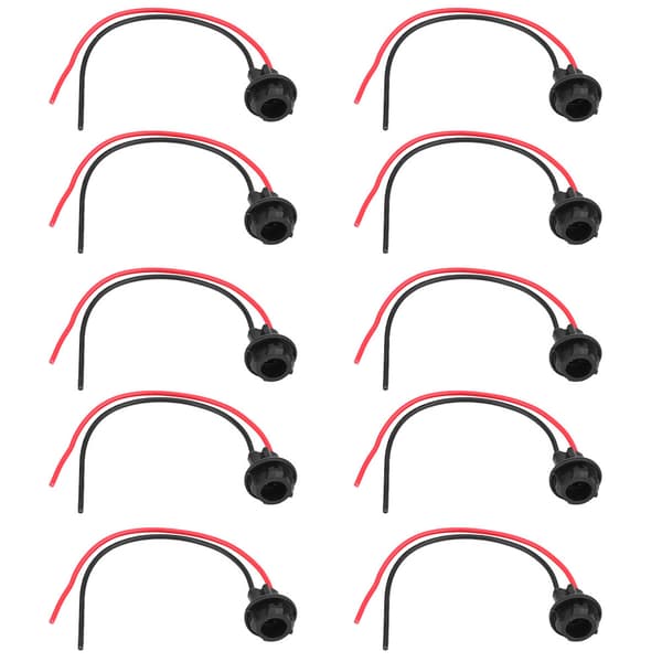 10 stk T10 LED Bil Pære Sokkel Holder Stik Forlænger Kile Lys Base Adapter-FS-