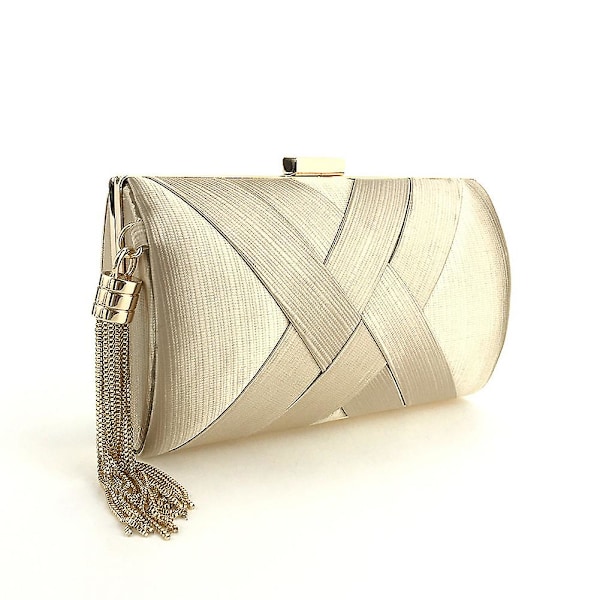 Tofs silke kveldsfest Clutch vesker Bryllupsveske