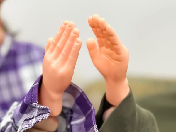 Mini Hands (1 Pair) - Original Mini Tiny Hand Puppet - Make Anyone Laugh - Fun for Friends and Family