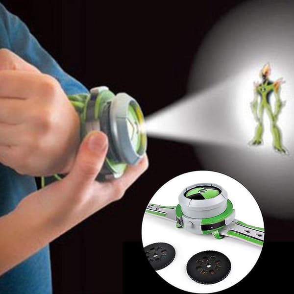 Ben 10 Omnitrix -kello alien-projektorilelulla lapsille-FY-