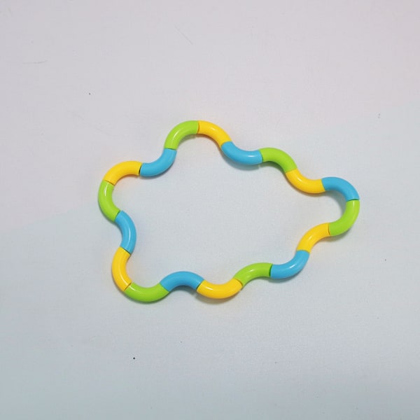 2-pack Tangle Twist Fidgetleksaker/Sinnesleksaker Flerfärgade