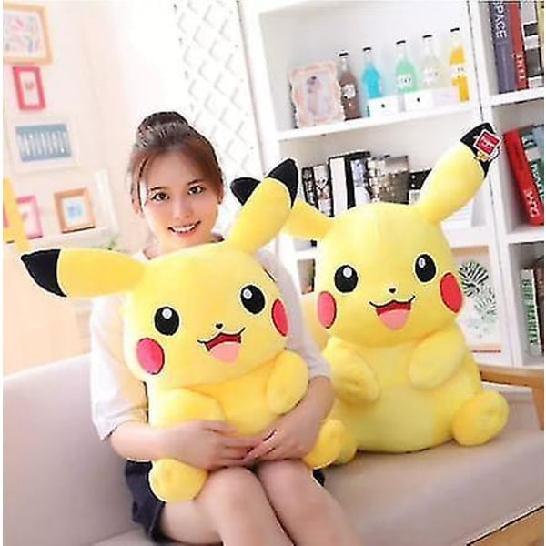 Pikachus plysjleker pute Pokemoned utstoppet dukke bursdagsgave julegave barn