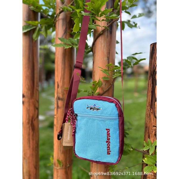 Bata flugfiske crossbody väska ny färgmatchning axel crossbody liten väska unisex