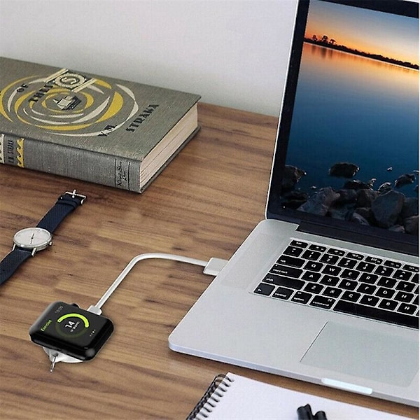 Trådløs lader Magnetisk trådløs lader for Apple Watch Nøkkelring Usb Power Charging Pad Trådløs lader for Iwatch Tilbehør Lading Mag