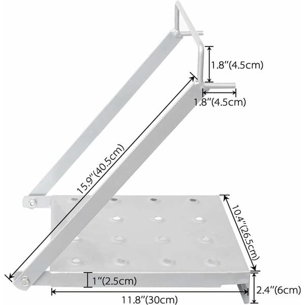 Work Platform, Ladder Work Platform Tool Shelf for All Ladders Holds 180 kg--FY-