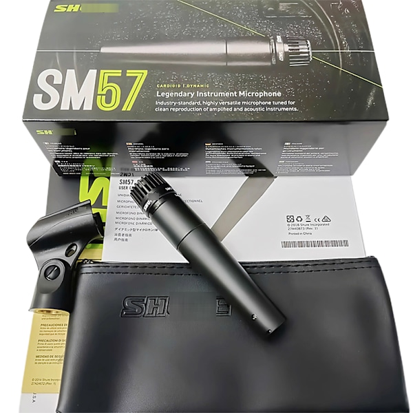 Shure SM57-LC Kardioid Dynamisk Instrumentmikrofon KTV-inspelning