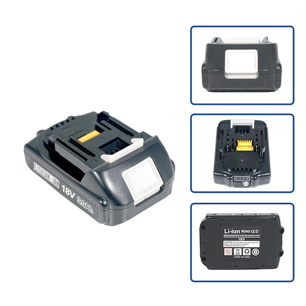 18V Batteri 2AH för MAKITA BL1860 Elverktygsbatteri BL1850 BL1840 BL1820 js