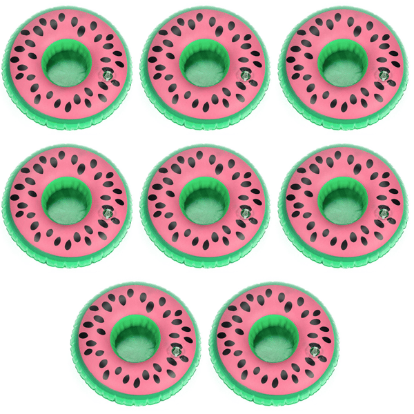 8-pack uppblåsbara flytande dryckeshållare, dryckesflottar-FY-