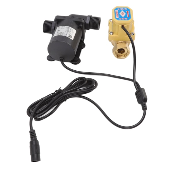 DC Børsteløs Pumpe Stille Solvarme Vannvarmer Booster Pumpe med Flowbryter 6v-24v G1/2 Hanngjenge -JJ- 0.4