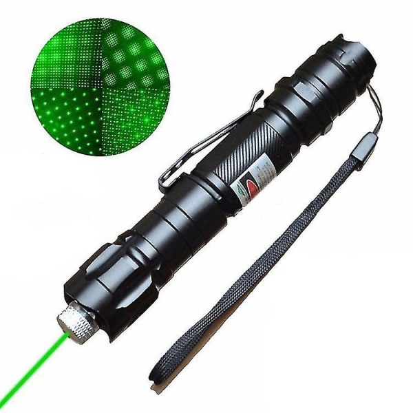 Green Power Laser Pointer Litiumbatteridrivet kit