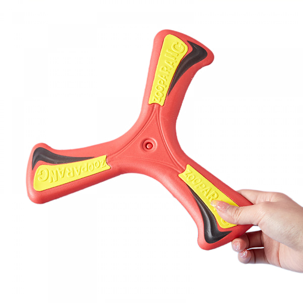 Super Boomerang, Unik 3-bladig Boomerang, Portabel, för Barn 5 år och Uppåt, Slumpmässig Färg