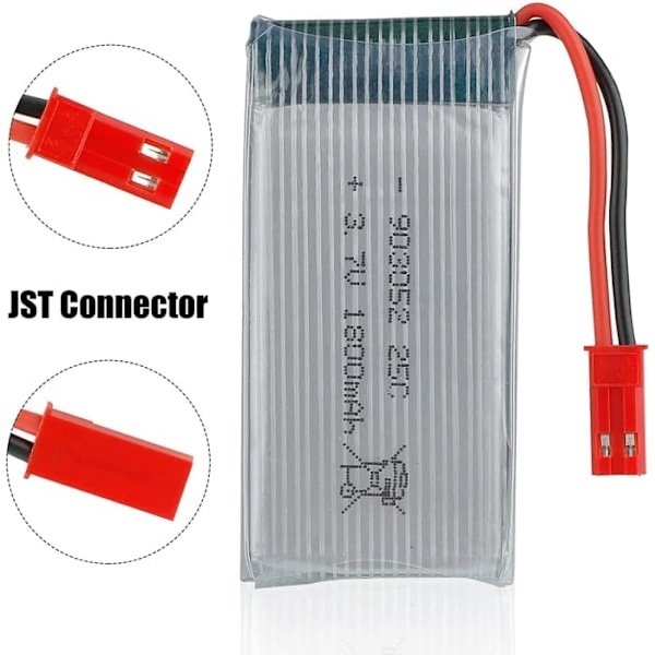 3,7 V 1800 mAh 25C Li-po-batteri med JST-stik til JJRC H11D H11C HQ898B RC-helikopter
