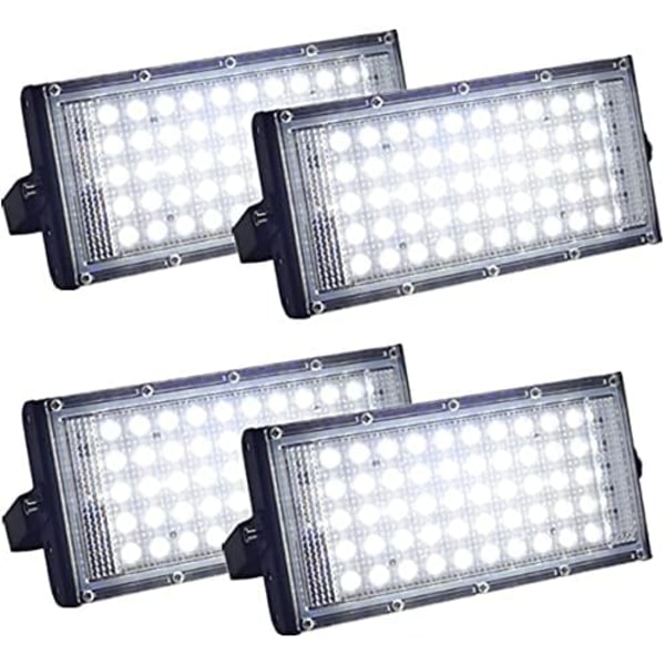 Pack Super Bright Outdoor LED Flood Lights IP66 Vattentät dagsljus LED Spotlight