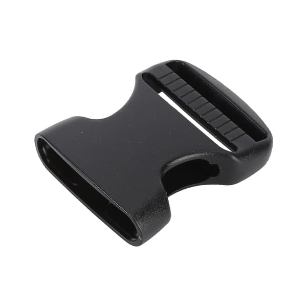 5 Pcs Quick Release Buckle Plastic Double Adjustable Strap Buckles Replacement DIY Craft for Backpack Black For 38mm Width Strap-FY-