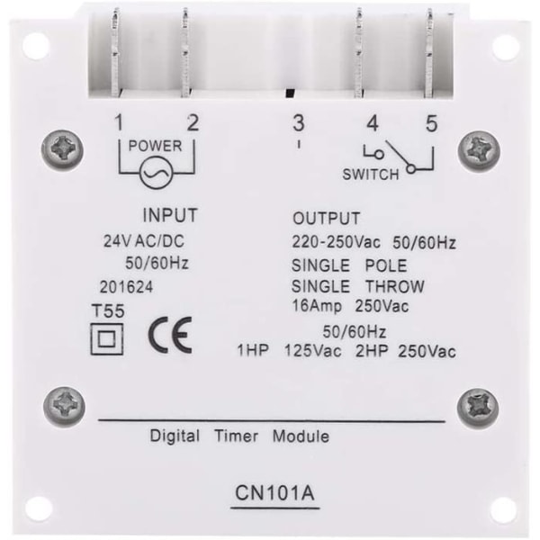 LCD Digital Timer Ukentlig Programmerbar Mikrodatamaskin Tid Bryter 17 på 17 av Relé Timer (24V)