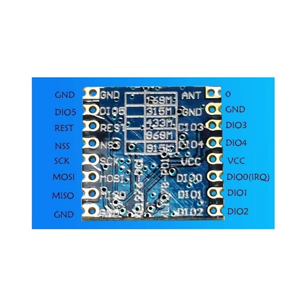 Lora-modul Sx1276 Trådløs transceivermodul Spredt spektrum Trådløs kommunikasjon med lang rekkevidde (86