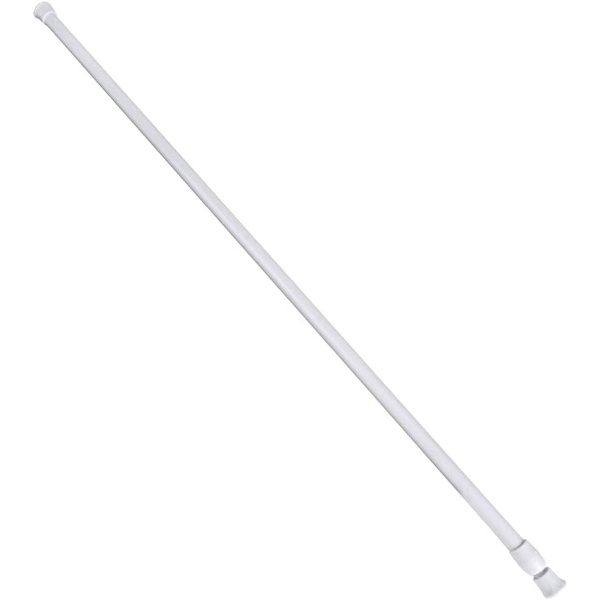 Säädettävä teleskooppinen jännitystanko verhoille, ei porausta, helppo pituuden säätö (valkoinen, 60-110cm) [YDE]