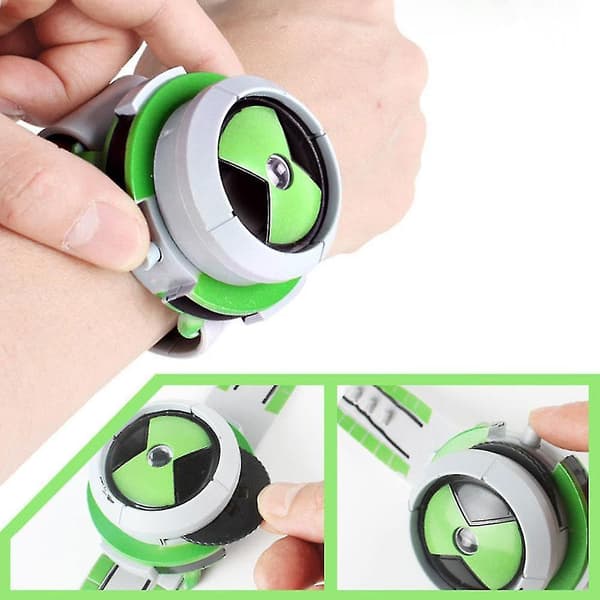 Ben 10 Omnitrix -kellolelu alien-projektorilla lapsille - Ultimate Force -tyyli-FY-