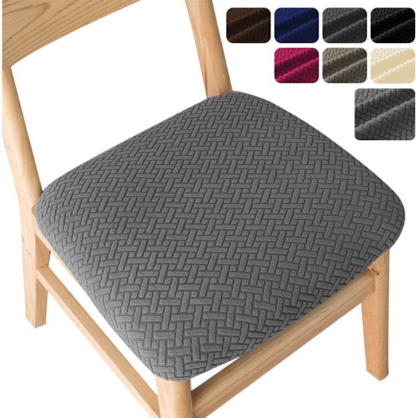Ruokatuolin Päällinen, 6 kpl, Joustava Jacquard Ruokatuoli