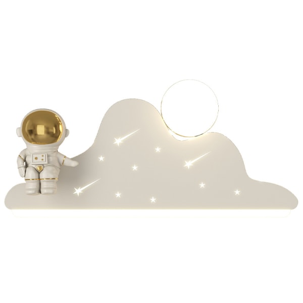 Astronaut LED Wall Light for Kids Room Dimmable Bedside Wall Lamp Projection Stars Night Light White Contemporary Modern Wall Lamp