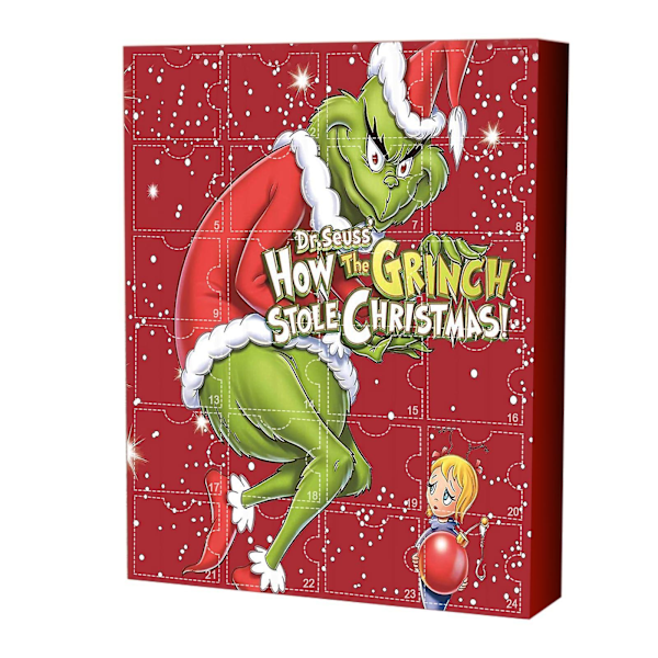 Grinch Adventskalender Julkalender Blind Box 24-delt Gave Grøn Monster Nedtælling Halloween Blind Box style 10