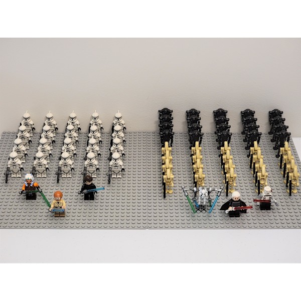 Star Wars Battle Set Fase 1 Clone Troopers Droider Custom Sæt 66st-XF14-