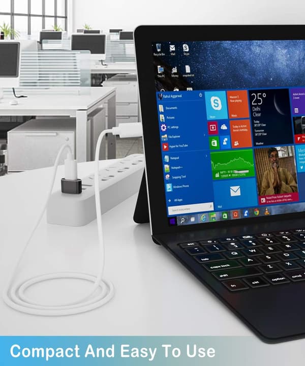 4-pak USB-C til USB-adaptere, kompatible med nye iPhone-modeller-FY-