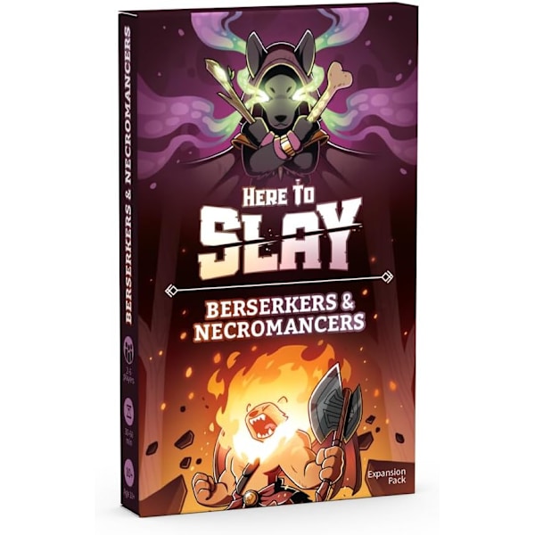 Berserker & Necromancer Expansion Pack - Designad för att läggas till i ditt Here to Slay Base Game