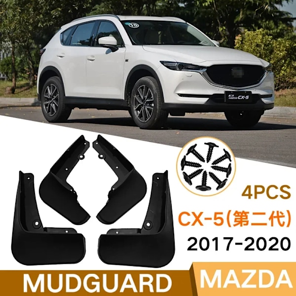 Stänkskydd för Mazda CX-5 CX5 2017 2018 2019 2020 2:a Gen KF Bilskärmar Stänkskärmar Mudflaps Stänkskydd Tillbehör‘-HJ-