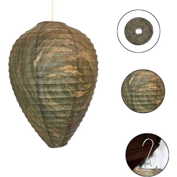 Bitar Anti-Geting Lykta Bi Getingar Hornet Falsk Getingebo