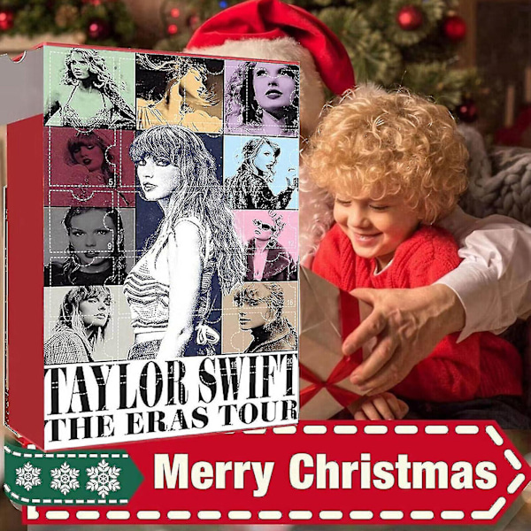 Joulu Taylor Swift -avaimenperärannekoru Advent-laskentakalenteri Yllätyslahja