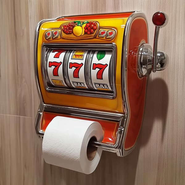 Kolikkopelin wc-paperiteline -FY-