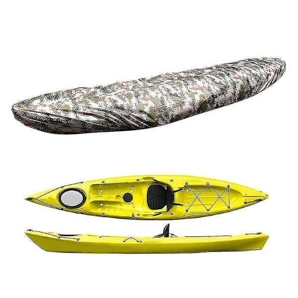 2,1m-6,5m Kajak Kanot Förvaringsdammskydd - Vattentät Uv Solskyddssköld Skydd För 8 Storlekar Område Fiskebåt / Kajak / Kanot - Ocean Camo, 300cm 550cm