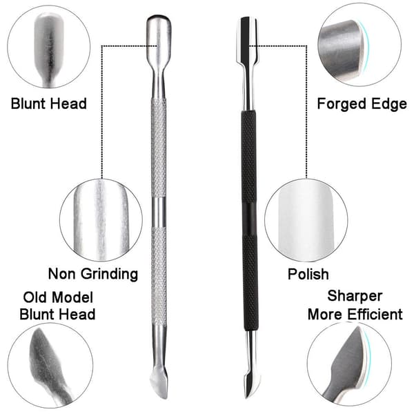 Cuticle Trimmer with Cuticle Pusher Cuticle Remover Cuticle-FY-