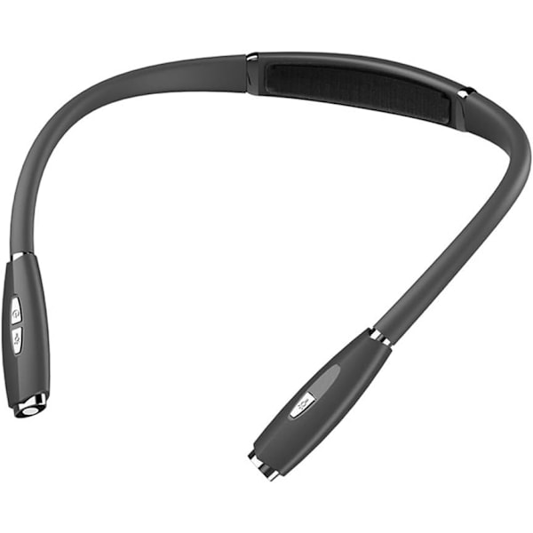 Flexibel Halslampa för Läsning, Portabel USB Uppladdningsbar Boklampa