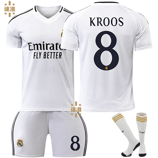 2425 Real Madrid Hjemmetrøye #8 Toni Kroos Trøye 26 26 8 Kroos