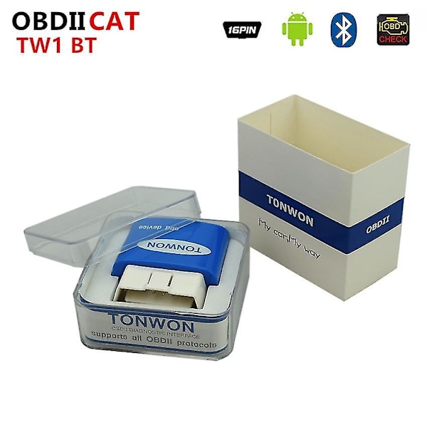 Tonwon Tw1 Bt 3.0/4.0/wifi parempi kuin Super Mini Elm327 Obd2 -auton diagnostiikkatyökalu Elm 327 Obdii Prot