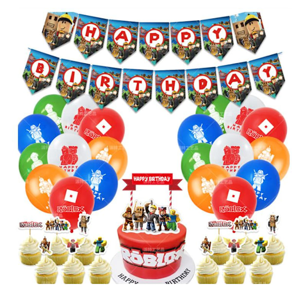 Roblox Barnkalas Ballongbue - Happy Birthday
