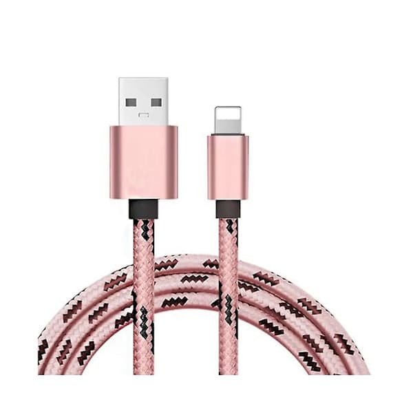 5-pack 2m flätad Lightning-kabel för iPhone-laddning och dataöverföring