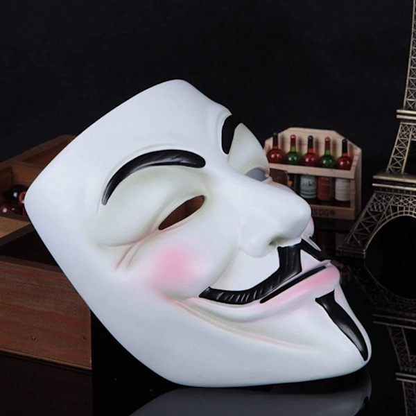 Halloween-maske, V for Vendetta-maske for voksne/barn