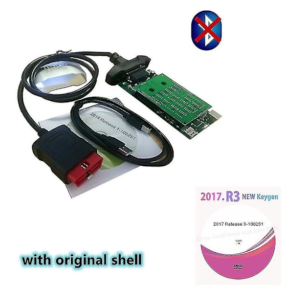2024, 2023 Ny VCI VD TCS Pro Plus 2021.11 med Keygen Diagnostiskt Verktyg för Delphis Bilar/Lastbilar OBD2 Scanner