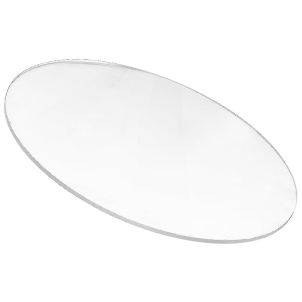 Ny produkt Transparent 3mm tjock spegel akryl rund skiva Dimetro:60mm