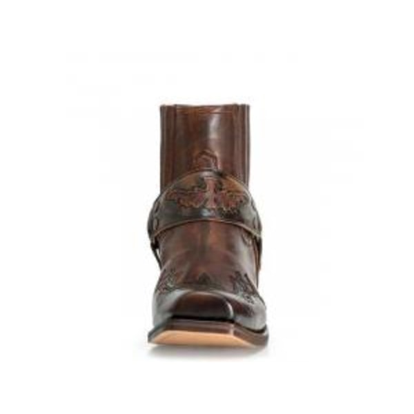 Western-saappaat Miehille Vintage-brodeeratut Saappaat Tumma Kahvi Dark Coffee 44