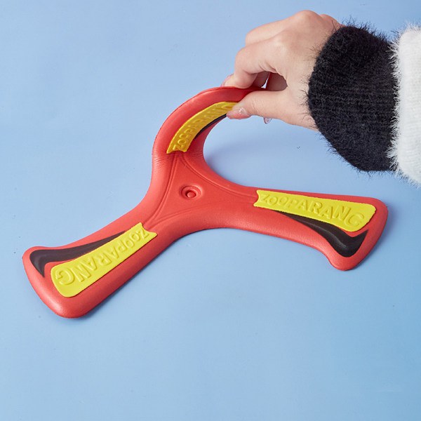 Super Boomerang, Unik 3-bladet Boomerang, Bærbar, til børn fra 5 år og op, Tilfældig farve