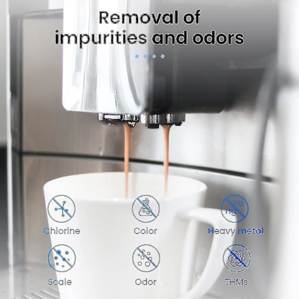 4-pak vandfilter til Sage kaffemaskine - Vandfilter til Sage Barista Express Pro Touch