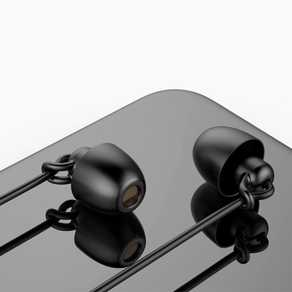 Sömnhörlurar In-ear-headset Brusreducerande Sömnhörlur Lätt Svart