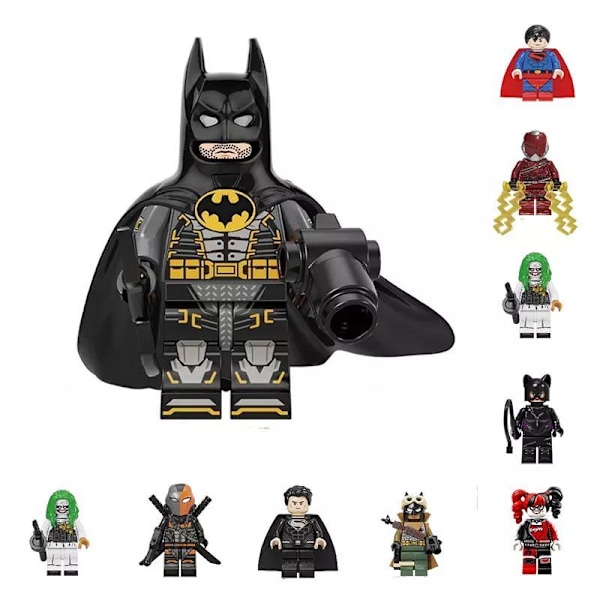 Batman Joker Byggesæt Minifigur Klodser Actionfigurer Legetøj Pædagogisk Superman A
